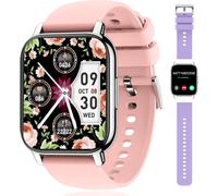 Popglory Montre Connectée Femme Homme Avec Appel Bluetooth, 2,01'' Sport Smartwatch Moniteur De Fréquence Cardiaque/Tension Artérielle/Spo2/Podomètre/Sommeil, Montre Intelligente Pour Android Ios
