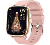 Popglory Montre Connectée Femme Homme, Smartwatch Cardiofrequencemètre Moniteur de Sommeil Pression Artérielle 100 Modes Sportifs Compatible Android iOS pour Homme Femme Montre Intelligente