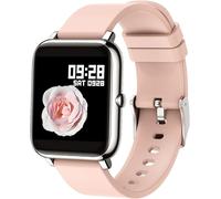Popglory Montre Connectée Femme Homme, Smartwatch Cardiofrequencemètre Moniteur De Sommeil Pression Artérielle 100 Modes Sportifs Compatible Android Ios Pour Homme Femme Montre Intelligente