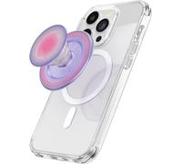 : Popgrip Round For Magsafe - Magsafe Adapter Ring Included - Holder And Grip For Smartphone And Cases With Interchangeable Top - Aura