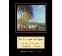 Poplars on the Epte: Claude Monet Cross Stitch Pattern