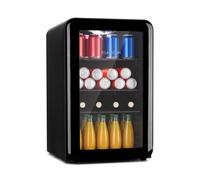 PopLife 68cm 70L Frigo Vitrine avec Porte Vitrée Noir E