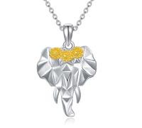 POPLYKE Collier pingouin en pierre de lune pour femme en argent sterling 925 Pendentif mignon pingouin Bijoux Cadeaux, 25*20mm, Argent sterling, Pas de gemme