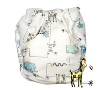 Popolini - Couche Lavable EasyFix Tout en Un - S : 3-9 Kg - Jungle