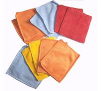 Popolini Lot de 6 mouchoirs cosmétiques multicolores en coton kbA.