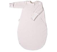 Popolini Sac de couchage à manches longues en coton ouaté, coton biologique (L - 110 cm)