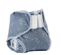 Popollini PopoWrap Blossom Couvre-pantalon respirant, fermeture Velcro avec protection anti-fuites (L - 9-15 kg)