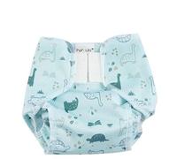 Popollini PopoWrap Dino Pantalon de survêtement respirant avec fermeture Scratch avec protection anti-fuite (XL - 14 + kg)