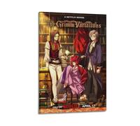 POPOORWQ Grimm's Fairy Tales Variations Impression sur toile murale moderne pour chambre à coucher (30 x 45 cm)