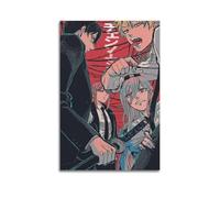 POPOORWQ Poster d'anime Chainsaw Man 11 - Impression sur toile - Décoration murale moderne pour chambre à coucher - 40 x 60 cm
