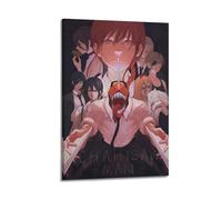POPOORWQ Poster d'anime Chainsaw Man 16 - Impression sur toile - Décoration murale moderne pour chambre à coucher - 20 x 30 cm