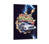 POPOORWQ Poster de film Retour vers le futur - Impression sur toile - Décoration murale moderne pour chambre à coucher - 60 x 90 cm