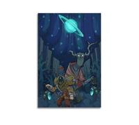 POPOORWQ Poster de jeu vidéo Outer Wilds - Impression sur toile - Impression d'art moderne pour chambre à coucher - 60 x 90 cm