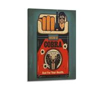 POPOORWQ Poster décoratif sur toile Cobra Is Bad for Your Health - Décoration murale moderne pour chambre à coucher - 20 x 30 cm