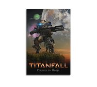 POPOORWQ Poster mural décoratif sur toile de la série Titanfall 2 - Décoration murale moderne pour chambre à coucher - 60 x 90 cm