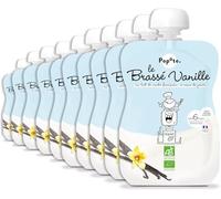 POPOTE Brassé Vanille Bio Bébé dès 6 Mois sans sucres ajoutés 10 x 100 g