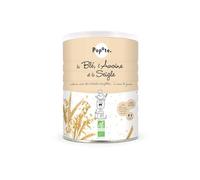 POPOTE - Céréales Blé, Avoine Seigle Bio Bébé 200g - Dès 6 Mois - Source Vitamine B1 - Biberon, Porridge Bebe - Texture Fine et Facile à Mélanger - Sans Sucres Ajoutés - Diversification Alimentaire