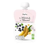 Popote Gourde Les Mûres & La Banane Compote Dès 4/6 Mois Bio 120 g