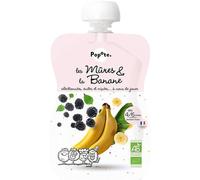 Popote Gourde Mûres Banane Dès 4/6 Mois Bio 120g