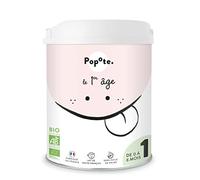 POPOTE - Lait Infantile 1er Âge Bio 800 g - Lait infantile En Poudre Dès La Naissance - Avec Oméga 3, 6, Vitamines Et Minéraux - Format Refermable Pratique - Préparation Facile - Sans Huile De Palme