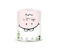 POPOTE - Lait Infantile 2eme Âge Bio 400 g - Lait En Poudre Dès 6 Mois - Formule complète - Avec des Protéines, DHA et Vitamines - Format Refermable Pratique - Préparation Facile