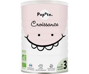 Popote Le Lait 3ème Âge Croissance De 10 Mois À 3 Ans Bio 400g