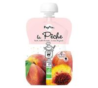 Popote Les Fruits Gourde Pêche +4m Bio 120g