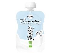 Popote Les Lactés Gourde Brassé Nature +6mois Bio 100g