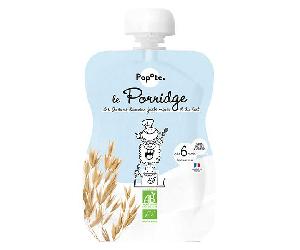 Popote Les Lactés Gourde Porridge +6mois Bio 100g