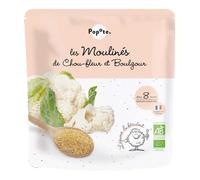 Popote les Moulinés Chou-Fleur Boulgour +8mois Bio 180g