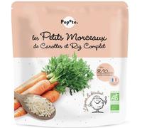 Popote Les Petits Morceaux Riz Carotte Bio 190g