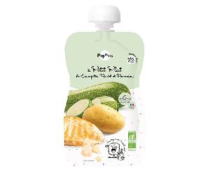 Popote Petit Plat Courgette Poulet Parmesan Bio 180g*