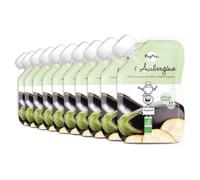 POPOTE Purée Aubergine Bio Bébé dès 4/6 Mois texture lisse 10 x 120g