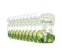 POPOTE - Purée Brocoli Bio - Dès 4/6 Mois - Gourde Individuelle 120 g - Recette Lisse, Équilibrée - Première Découverte des Légumes - Format Pratique à Emporter - Pack Familial 10 x 120 g