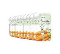 POPOTE Purée de Carottes Bio Bébé dès 4/6 Mois texture lisse 10 x 120g