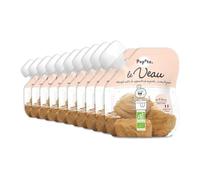 POPOTE - Purée de Veau Bio Bébé 60 g - Dès 4/6 mois - Gourde Individuelle - Texture Lisse - Format Pratique à Emporter - Produit en France - Pack Familial 10 x 60 g