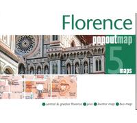 Florence PopOut Map: Handy pocket size pop up city map of Florence