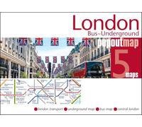Popout Maps London Bus & Underground Tube