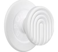 PopSockets – PopGrip Round pour MagSafe – Support et poignée – PopOut Curves Coconut Creme