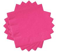 POPOYU 20 Pièces Serviettes Papier Rose,Table Papier Serviette Joyeux Anniversaire,Serviettes de Fête Serviette de Table en Tissu Serviette·Papier Mariage pour Cocktail,Boissons,Restauration