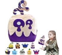 POPOYU Blox Fruits - Jouet en peluche douce - Motif : renard - Blox Fruits - Cadeau pour enfants - Figurines en peluche pour les fans de poupée d'anniversaire
