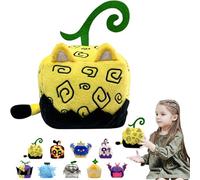 POPOYU Blox Fruits Oreiller d’Animal en Peluche Doux pour Les Enfants Anniversaire Noël Chambre Spongieux Jouet d’Animal en Peluche Doux pour Adultes Enfants Fans Cadeau