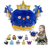 POPOYU Blox Fruits Oreiller d’Animal en Peluche Doux pour Les Enfants Anniversaire Noël Chambre Spongieux Jouet d’Animal en Peluche Doux pour Adultes Enfants Fans Cadeau