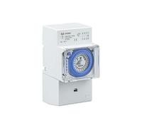 POPP® Timer Analogique 24H SUL-181H 230V 45-60Hz 24 Heures 35mm DIN Rail Transparent (Pack 1 Unité)