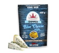 Poppamies Dipmix Blue Cheese Style - Poudre pour dip végane saveur fromage bleu, idéale pour ailes de poulet, légumes & snacks - Sans gluten, sans lactose - 500 g