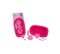 Poppenbadje Rose Met 8 Accessoires.