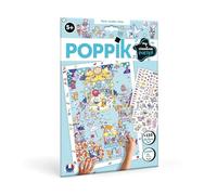 POPPIK 1841208 Poster autocollant pour fête - Poster créatif avec autocollants amovibles - Kit d'autocollants pour bricolage - Pour enfants à partir de 5 ans - 48 x 68 cm
