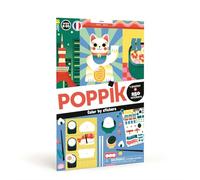 POPPIK 1841282 - Poster mosaïque japonais avec autocollants amovibles - Kit d'autocollants pour bricolage - Pour enfants à partir de 8 ans - 50 x 70 cm