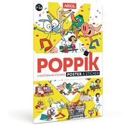 Poppik Ariol: 1 poster + 40 stickers repositionnables