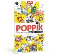 Poppik Ariol: 1 poster + 40 stickers repositionnables